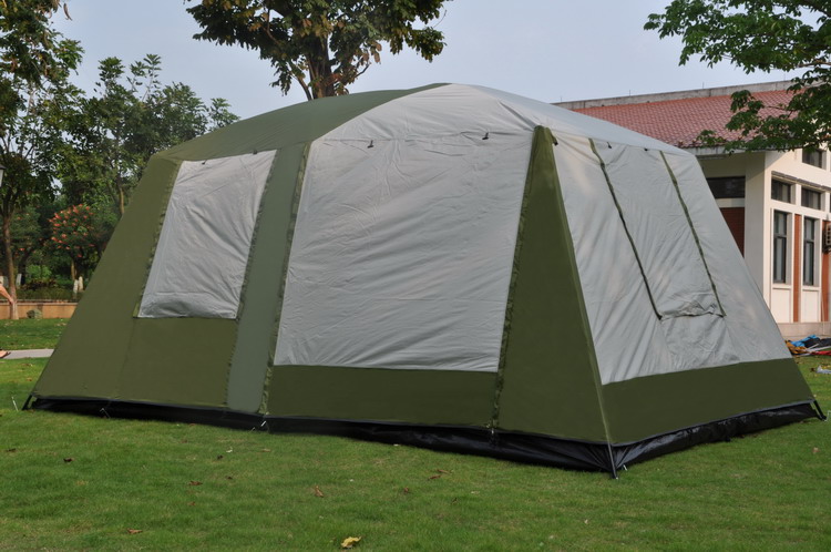 Cheap Goat Tents New Arrival Two Bedroom Ultarlarge Waterproof Windproof Professional Double Layer Camping Tent Sun Shelter Barraca