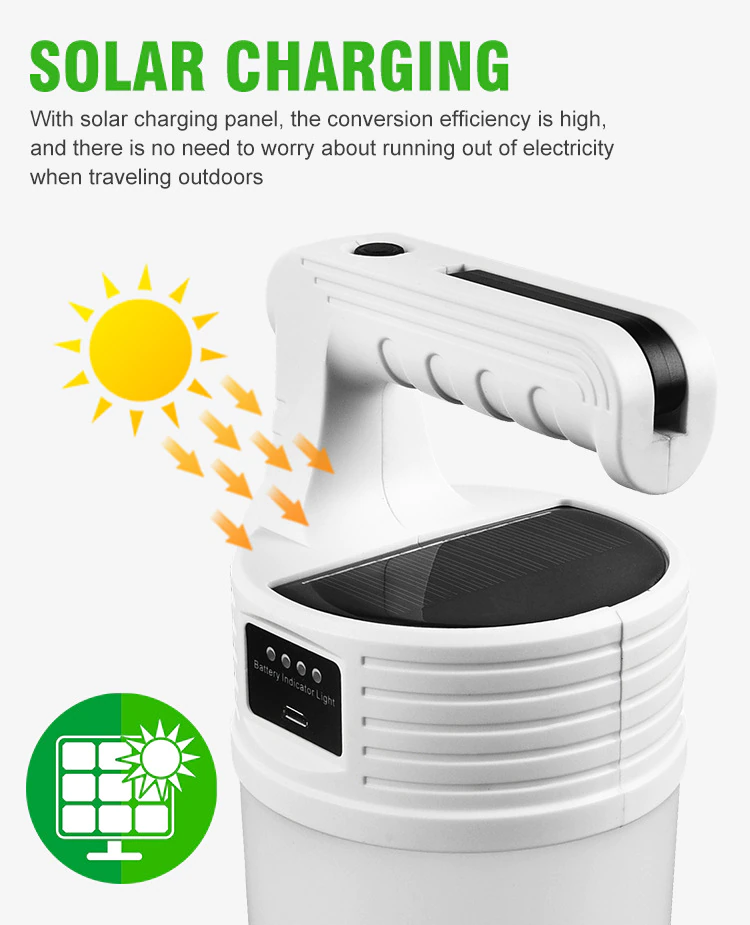 Cheap Goat Tents New Solar Camping Light Usb Rechargeable Bulb Outdoor Waterproof Tent Lamp Portable Lanterns Emergency Lights For Bbq Hiking