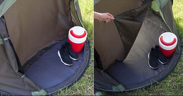 Cheap Goat Tents New Style Pop Up Ultralarge 4~5 Person Fully Automatic Speed Open With Mosquito Net Outdoor Camping Beach Tent Sun Shelter