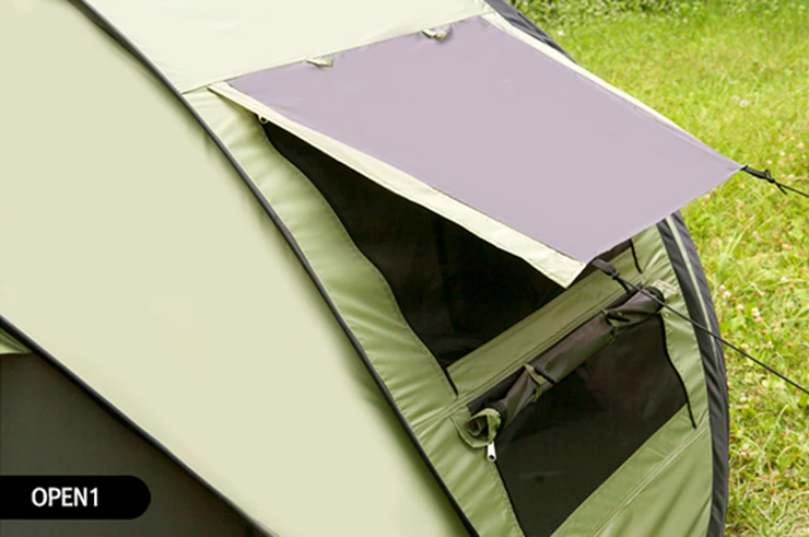 Cheap Goat Tents New Style Pop Up Ultralarge 4~5 Person Fully Automatic Speed Open With Mosquito Net Outdoor Camping Beach Tent Sun Shelter