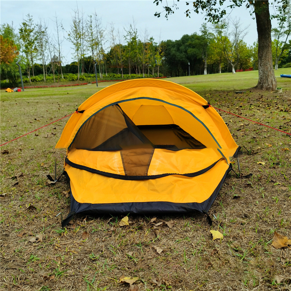 Cheap Goat Tents New Ultralight Tent Backpacking Camping Tent Single Person Outdoor Tent Sleeping Bag Larger Space Waterproof Sleeping Bag Cover