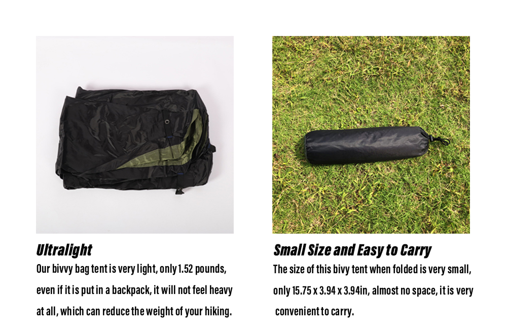 Cheap Goat Tents New Ultralight Tent Backpacking Camping Tent Single Person Outdoor Tent Sleeping Bag Larger Space Waterproof Sleeping Bag Cover