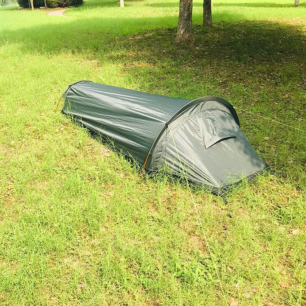 Cheap Goat Tents New Ultralight Tent Backpacking Camping Tent Single Person Outdoor Tent Sleeping Bag Larger Space Waterproof Sleeping Bag Cover