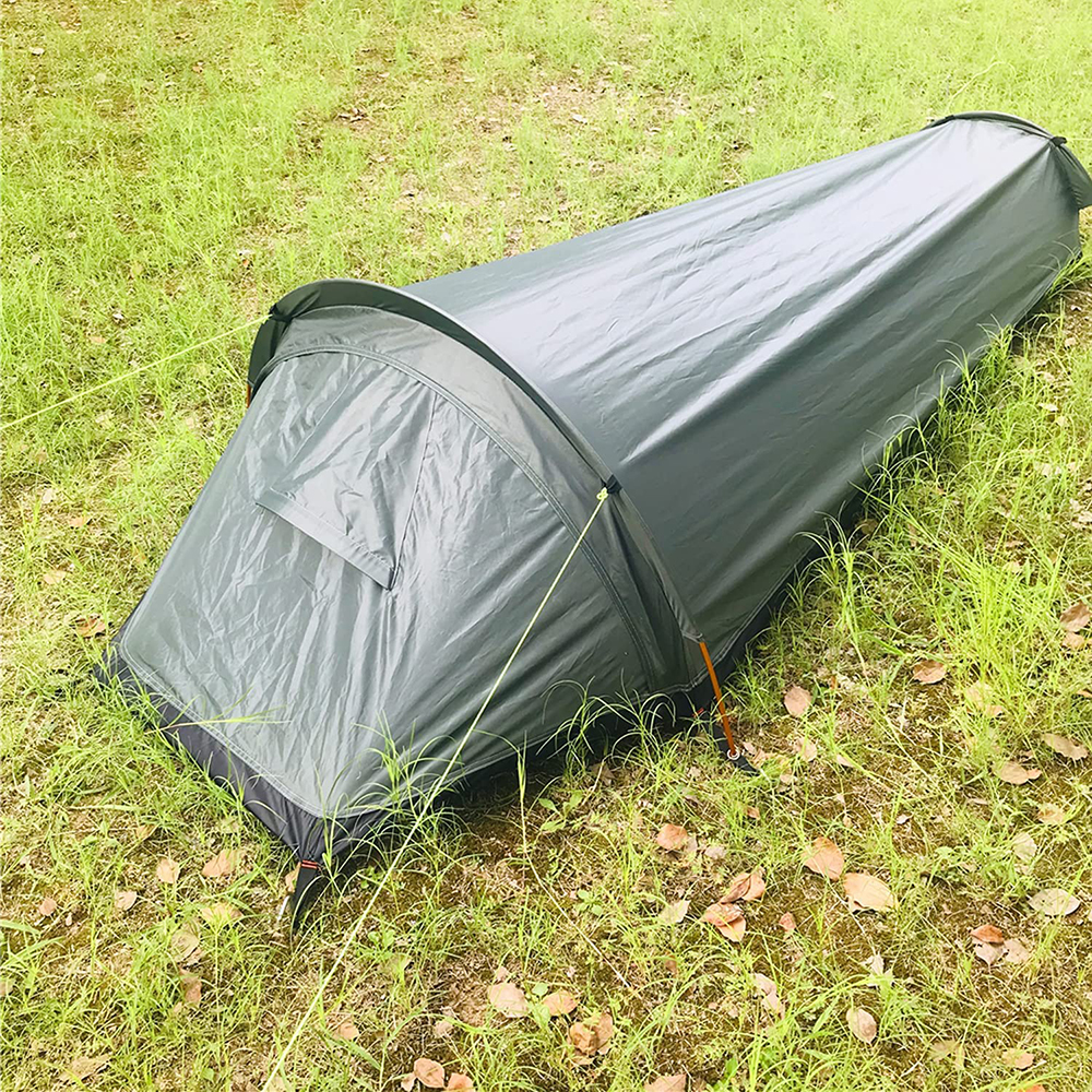 Cheap Goat Tents New Ultralight Tent Backpacking Camping Tent Single Person Outdoor Tent Sleeping Bag Larger Space Waterproof Sleeping Bag Cover
