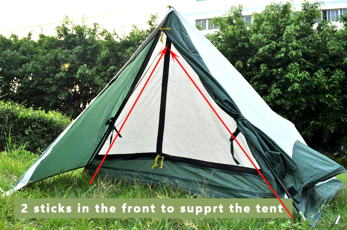 Cheap Goat Tents New Ultralight Tent Portable 1 Person Single Tents Bivvy Uv Protection Waterproof Tents 4 Seasons Camping Outdoor Tent For Beach