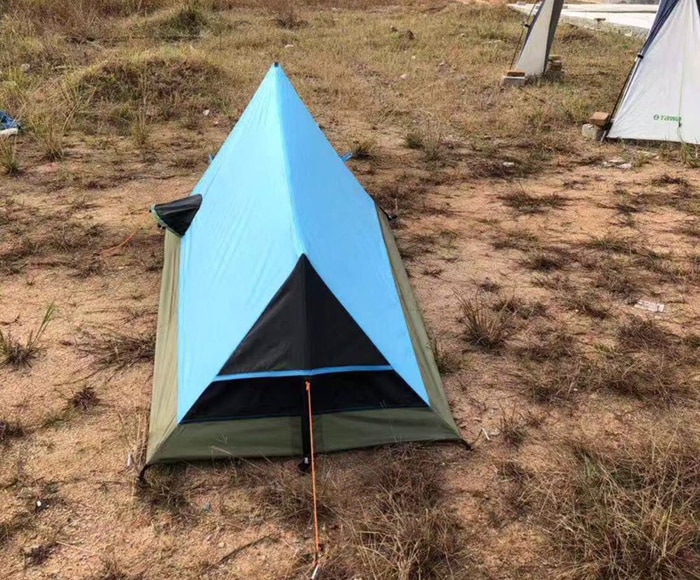 Cheap Goat Tents New Ultralight Tent Portable 1 Person Single Tents Bivvy Uv Protection Waterproof Tents 4 Seasons Camping Outdoor Tent For Beach