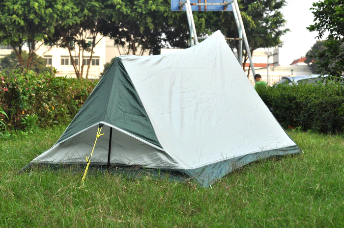 Cheap Goat Tents New Ultralight Tent Portable 1 Person Single Tents Bivvy Uv Protection Waterproof Tents 4 Seasons Camping Outdoor Tent For Beach