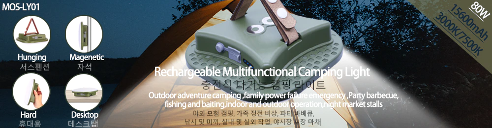 Cheap Goat Tents New Upgraded 15600mah Rechargeable Led Camping Strong Light With Magnet Zoom Portable Torch Tent Light Work Maintenance Lighting
