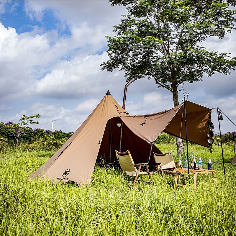 Cheap Goat Tents Onetigris Hot Tent 09 In Terylene Cotton Single Shelter Tent For Adventurers Hiking Camping 3 Season Tent