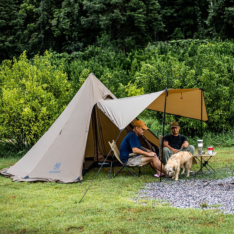 Cheap Goat Tents Onetigris Northgaze Chimney Tent 3000mm Waterproofed Outdoor Camping Shelter 4