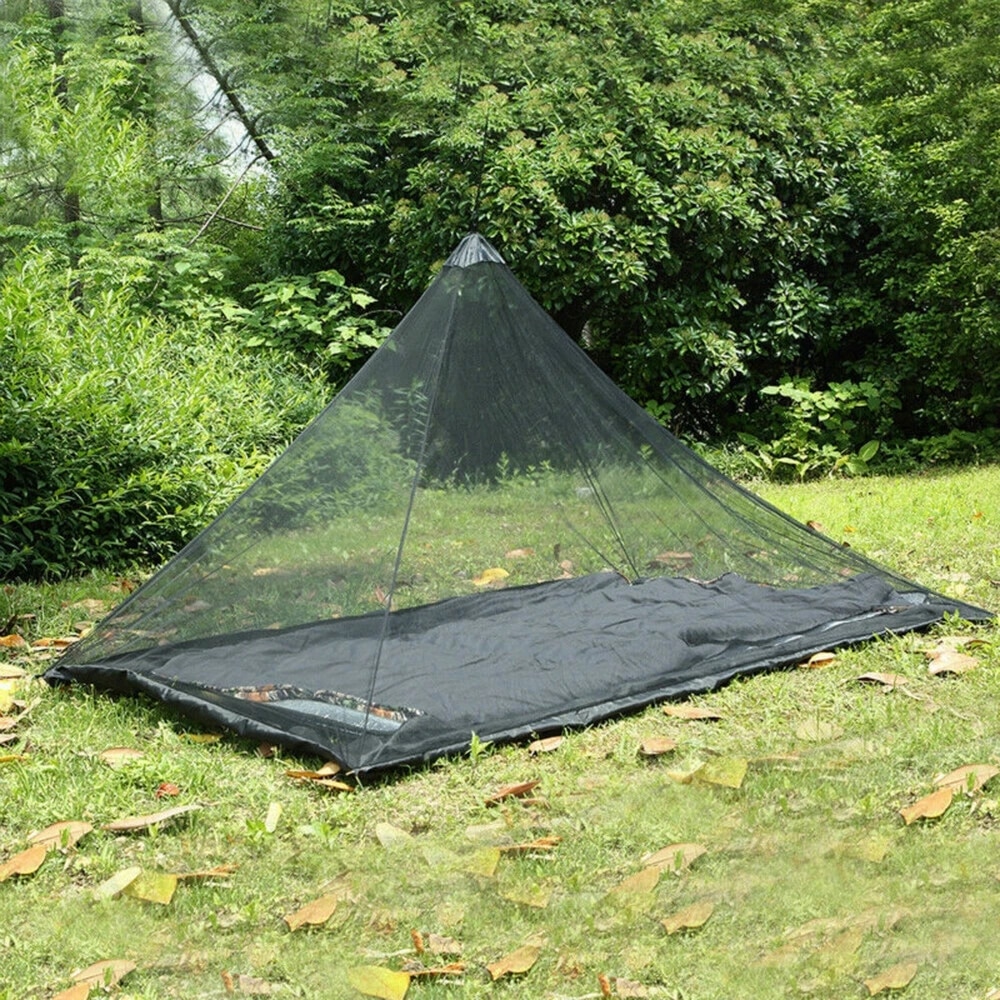 Cheap Goat Tents Outdoor Army Green Black Camping Mosquito Net Backpacking Tent Vents Mesh Anti Mosquito Net Tent Double Tent Inner For Summer