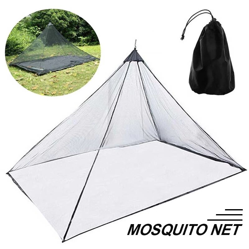 Cheap Goat Tents Outdoor Army Green Black Camping Mosquito Net Backpacking Tent Vents Mesh Anti Mosquito Net Tent Double Tent Inner For Summer