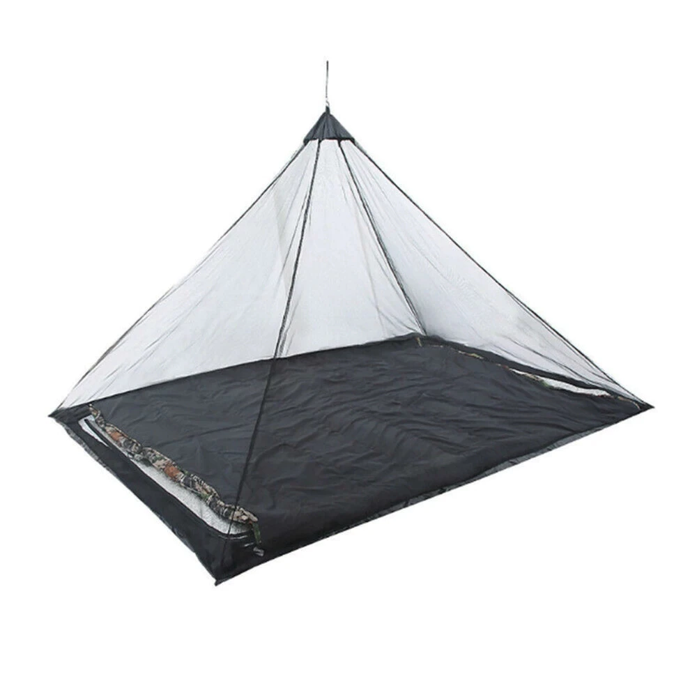 Cheap Goat Tents Outdoor Army Green Black Camping Mosquito Net Backpacking Tent Vents Mesh Anti Mosquito Net Tent Double Tent Inner For Summer