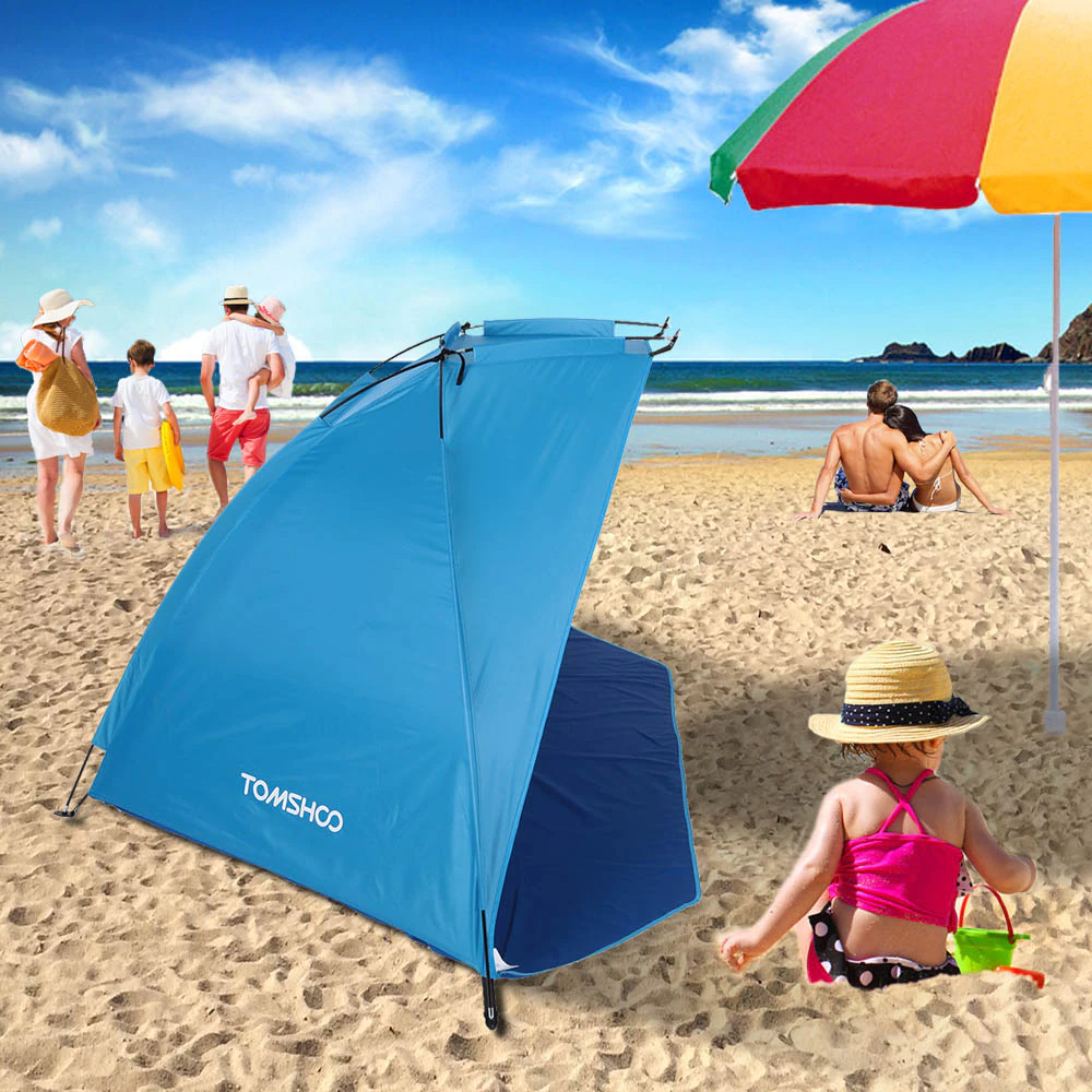 Cheap Goat Tents Outdoor Beach Tent Shelter Uv Summer 2 Persons Sunshade Set