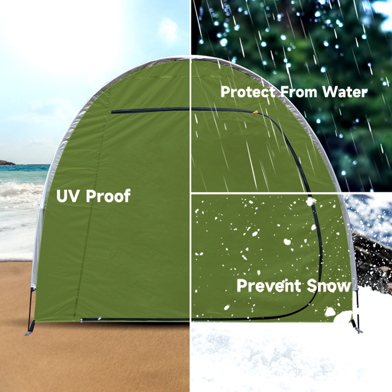 Cheap Goat Tents Outdoor Bike Shed Storage Tent Waterproof Dustproof Heavy Duty Oxford Storage Tents For Bikes Lawn Mower Garden Tools