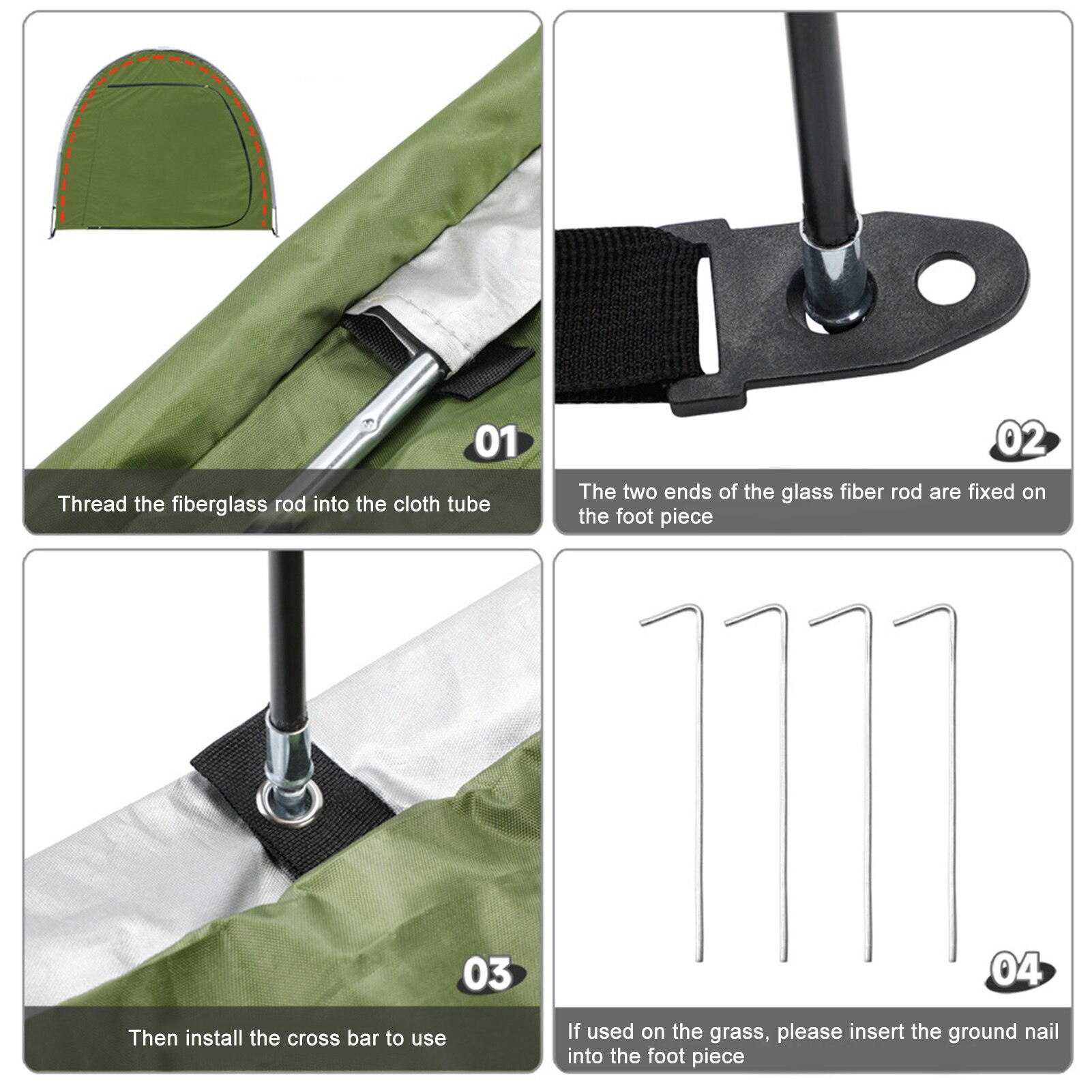 Cheap Goat Tents Outdoor Bike Shed Storage Tent Waterproof Dustproof Heavy Duty Oxford Storage Tents For Bikes Lawn Mower Garden Tools
