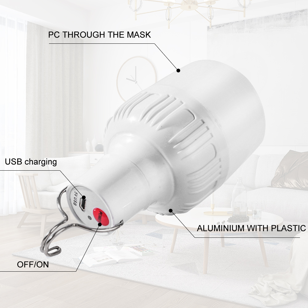 Cheap Goat Tents Outdoor Bulb Usb Rechargeable Led Emergency Lights Portable Tent Lamp Battery Lantern Bbq Camping Light For Patio Porch Garden