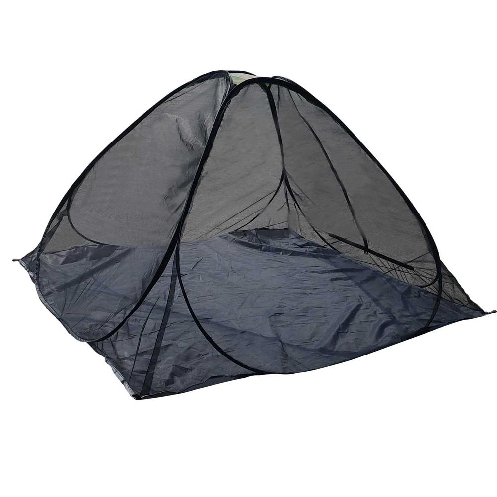 Cheap Goat Tents Outdoor Camping Anti Bug Tent Summer Pop Up Mesh Tent 2person Rodless Outdoor Camping Tent Portable Beach Inner Mesh Tent