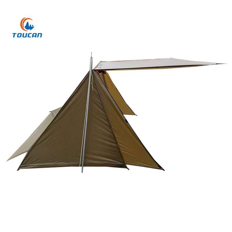 Cheap Goat Tents Outdoor Camping Hiking 3 Season Ultralight Tent Portable Two Person Shelter Without Pole