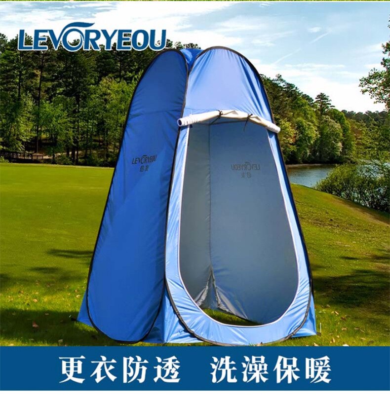 Cheap Goat Tents Outdoor Camping Tent Portable Shower Bath Changing Fitting Room Rain Shelter Single Camping Beach Privacy Toilet Fishing Tents