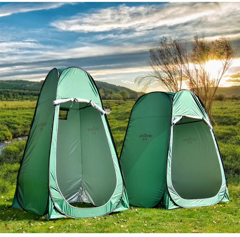 Cheap Goat Tents Outdoor Camping Tent Portable Shower Bath Changing Fitting Room Rain Shelter Single Camping Beach Privacy Toilet Fishing Tents