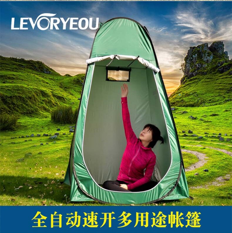 Cheap Goat Tents Outdoor Camping Tent Portable Shower Bath Changing Fitting Room Rain Shelter Single Camping Beach Privacy Toilet Fishing Tents