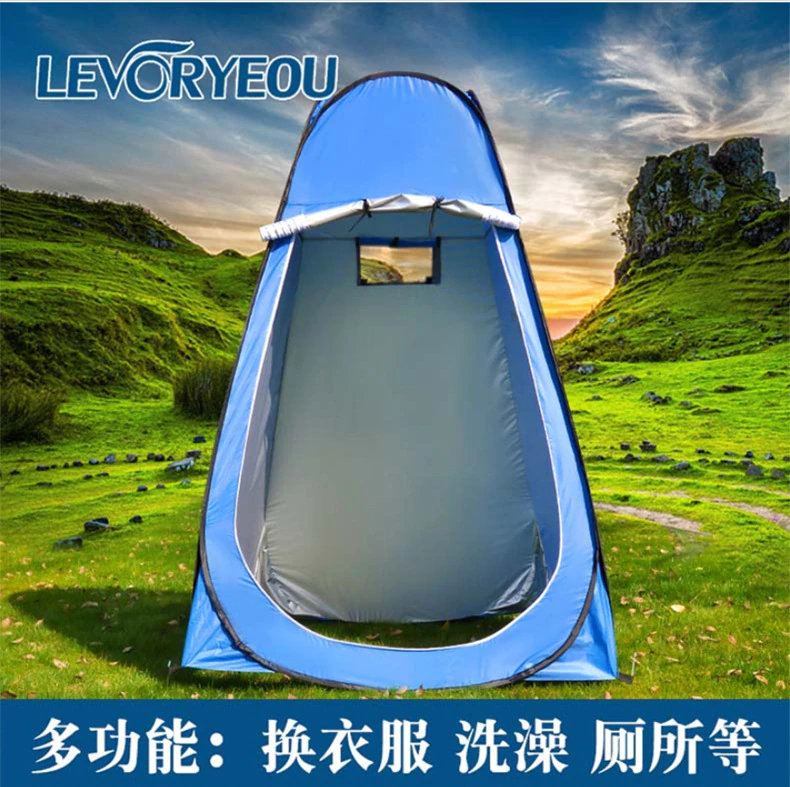 Cheap Goat Tents Outdoor Camping Tent Portable Shower Bath Changing Fitting Room Rain Shelter Single Camping Beach Privacy Toilet Fishing Tents