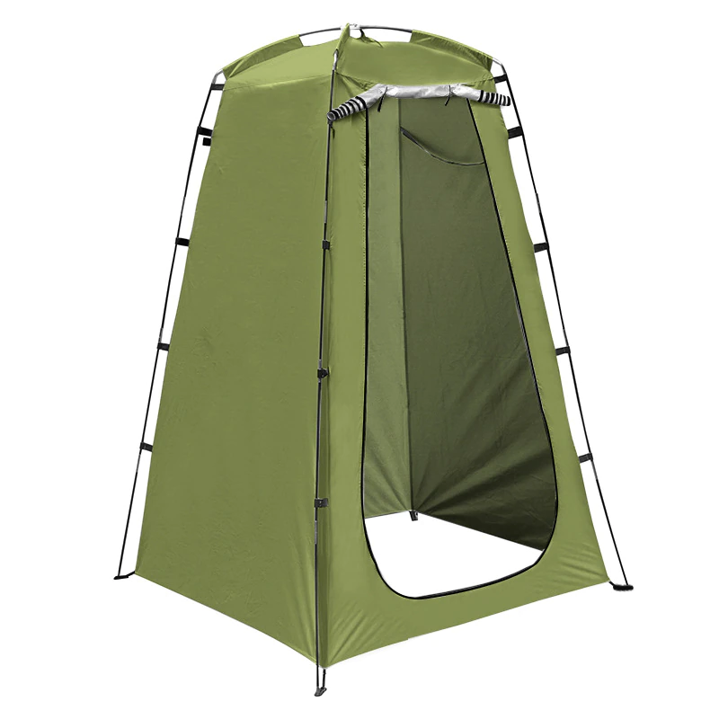 Cheap Goat Tents Outdoor Camping Tent Portable Shower Bath Changing Fitting Room Rain Shelter Single Camping Beach Privacy Toilet Tents