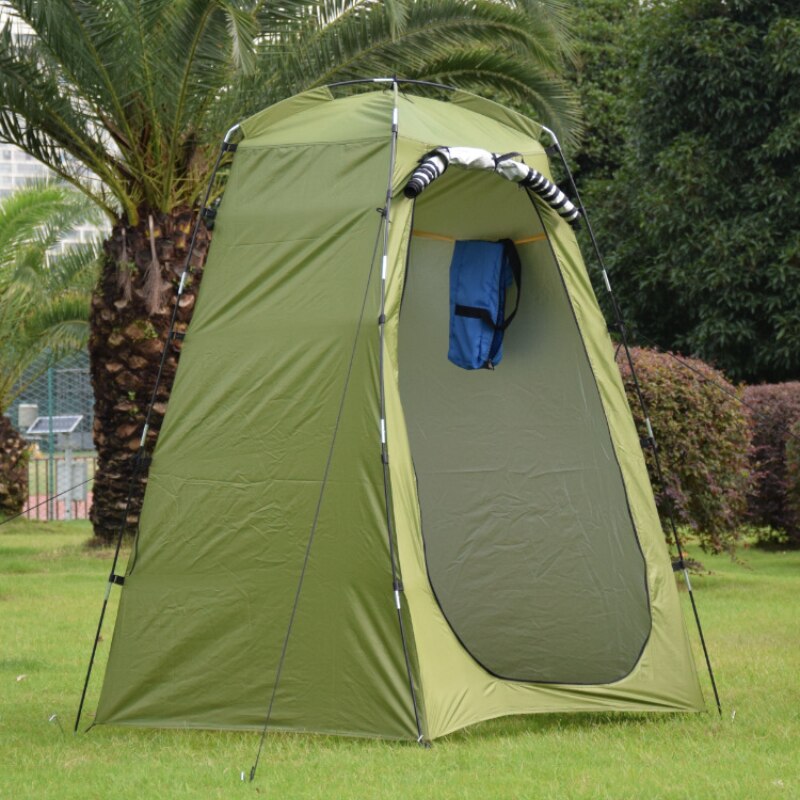 Cheap Goat Tents Outdoor Camping Tent Portable Shower Bath Changing Fitting Room Rain Shelter Single Camping Beach Privacy Toilet Tents