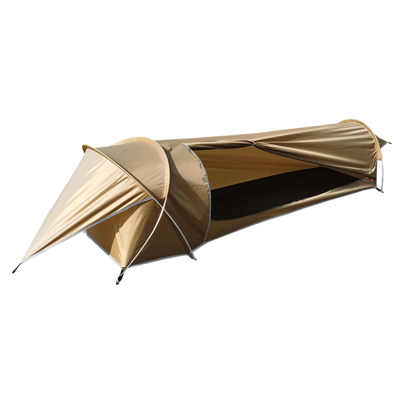 Cheap Goat Tents Outdoor Camping Tent Portable Ultralight Single Person Tent 210d Oxford Waterproof Mesh Window Tents For Backpacking Hiking