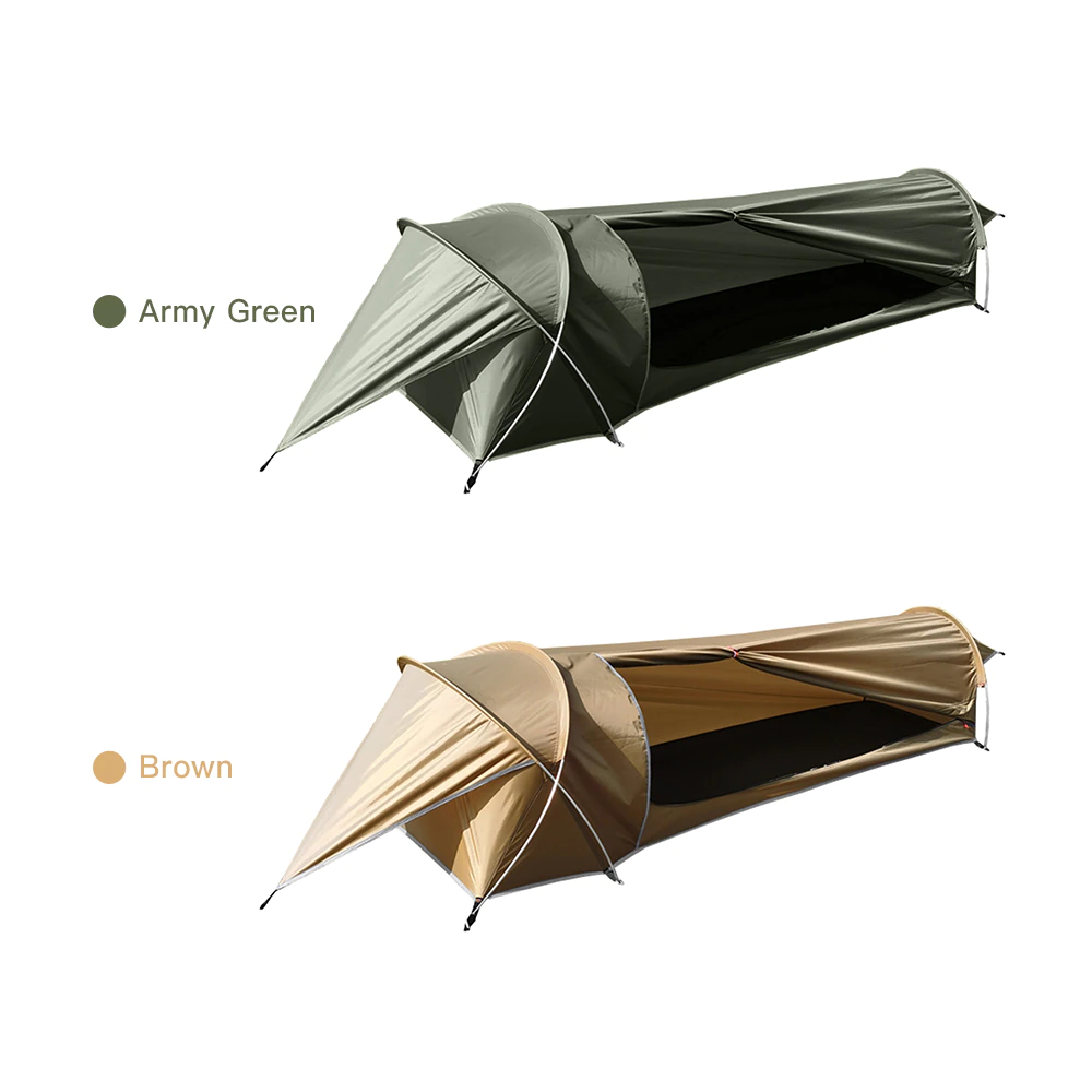 Cheap Goat Tents Outdoor Camping Tent Portable Ultralight Single Person Tent 210d Oxford Waterproof Mesh Window Tents For Backpacking Hiking