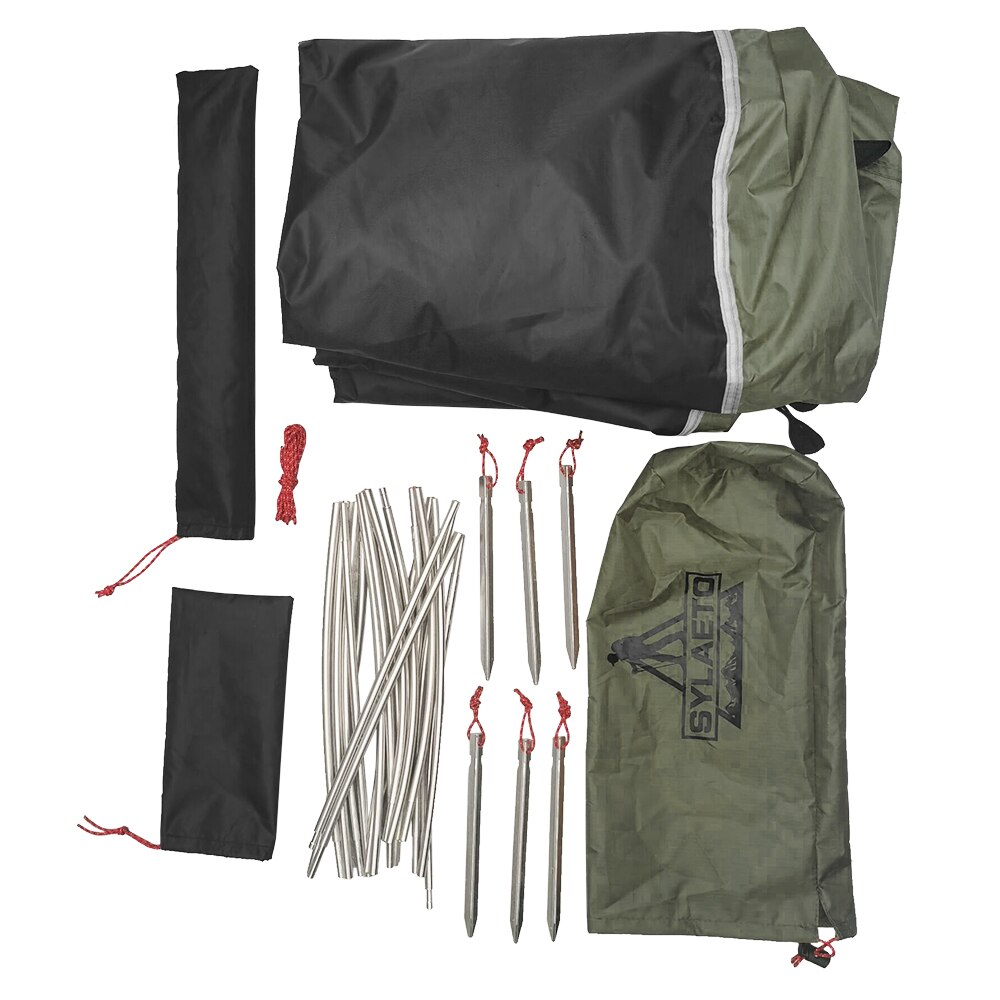 Cheap Goat Tents Outdoor Camping Tent Portable Ultralight Single Person Tent 210d Oxford Waterproof Mesh Window Tents For Backpacking Hiking