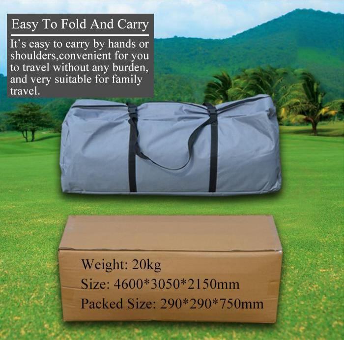 Cheap Goat Tents Outdoor Camping Tents Two Rooms And One Hall 8+person Tent Camping Tent Double Layers Waterproof Super Large Space Family Travel