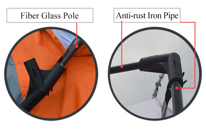 Cheap Goat Tents Outdoor Camping Tents Two Rooms And One Hall 8+person Tent Camping Tent Double Layers Waterproof Super Large Space Family Travel