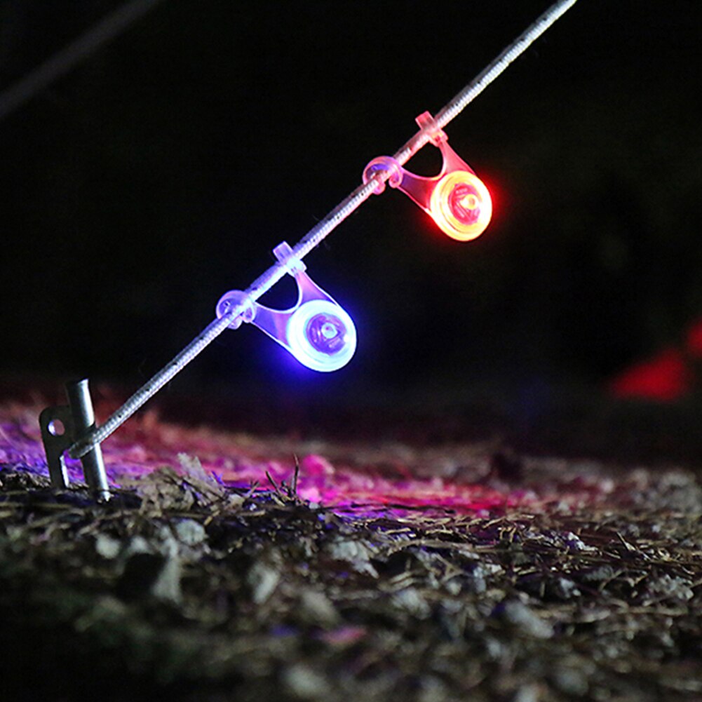 Cheap Goat Tents Outdoor Camping Warning Lamp String Rope Guard Lights Waterproof Led Tent Travelling Easy Carrying Portable Parts