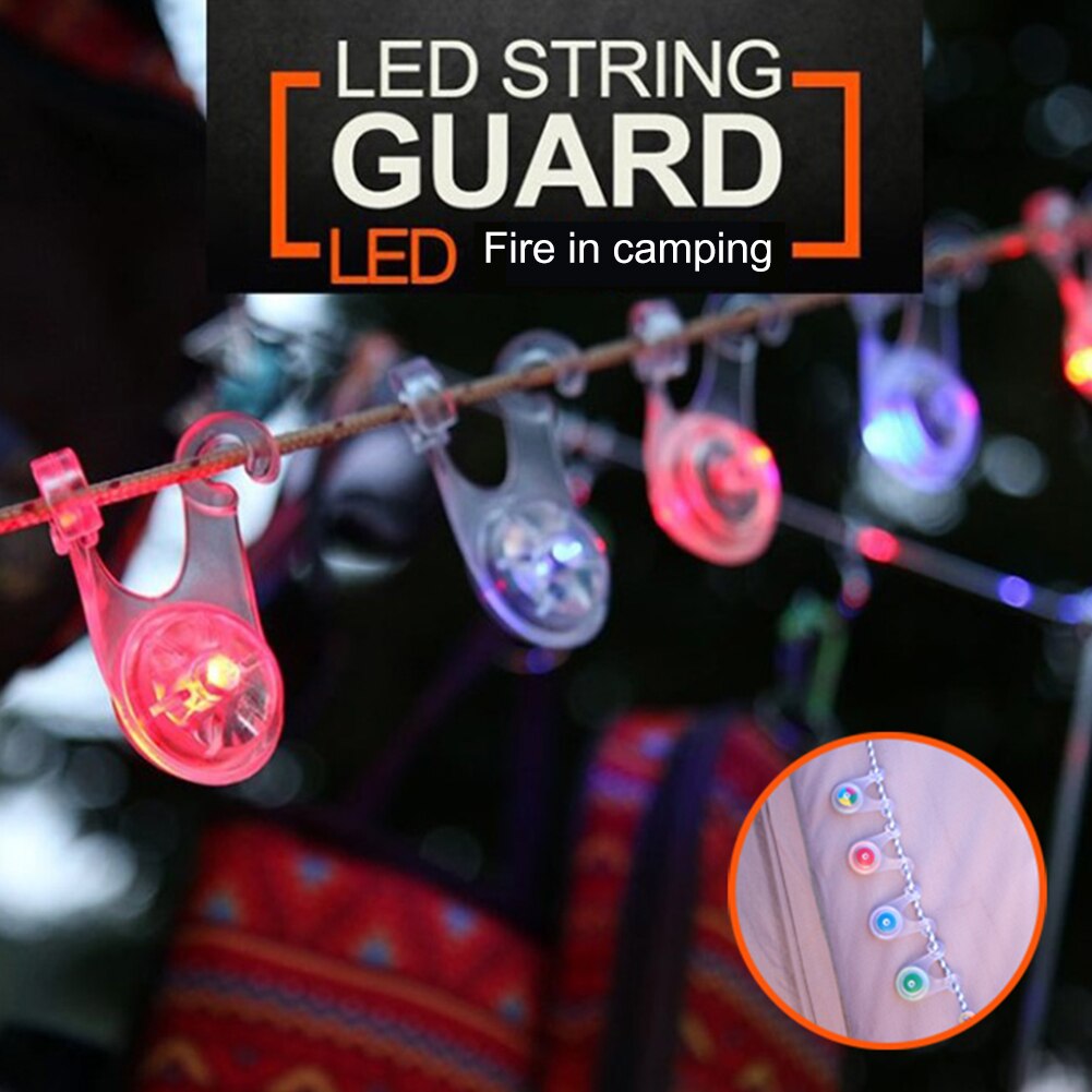 Cheap Goat Tents Outdoor Camping Warning Lamp String Rope Guard Lights Waterproof Led Tent Travelling Easy Carrying Portable Parts