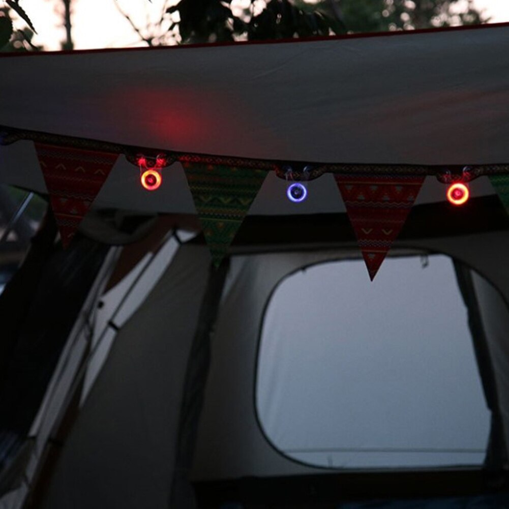 Cheap Goat Tents Outdoor Camping Warning Lamp String Rope Guard Lights Waterproof Led Tent Travelling Easy Carrying Portable Parts