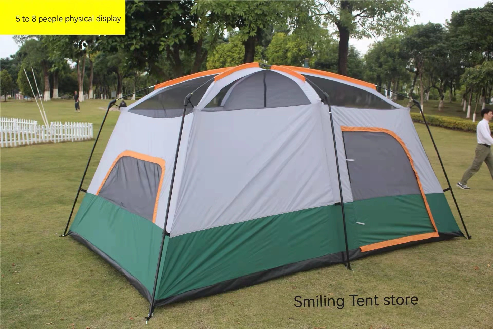 Cheap Goat Tents Outdoor Camping With 2 Bedrooms And 1 Living Room Big Tent 8