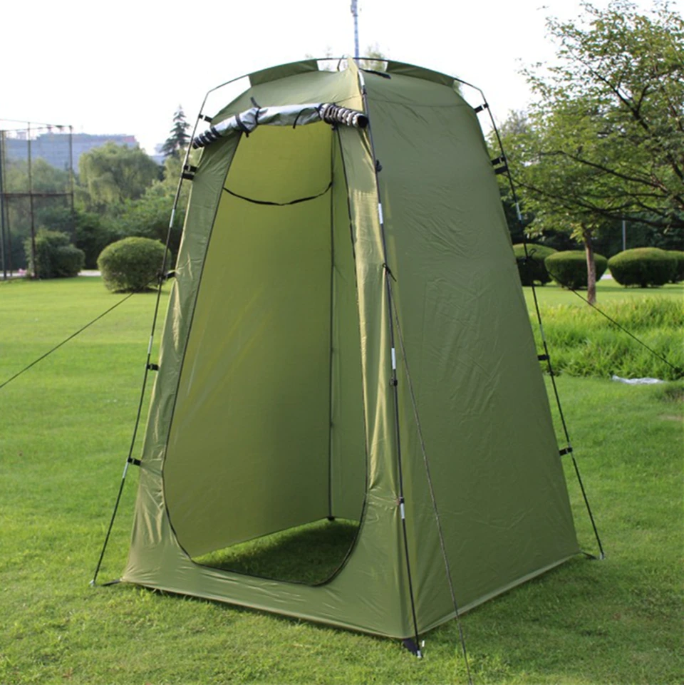 Cheap Goat Tents Outdoor Changing Tent For The Beach Ultralight Beach Shelter Waterproof Privicy Shower Toliet Tent 1 Person Fishing Portable