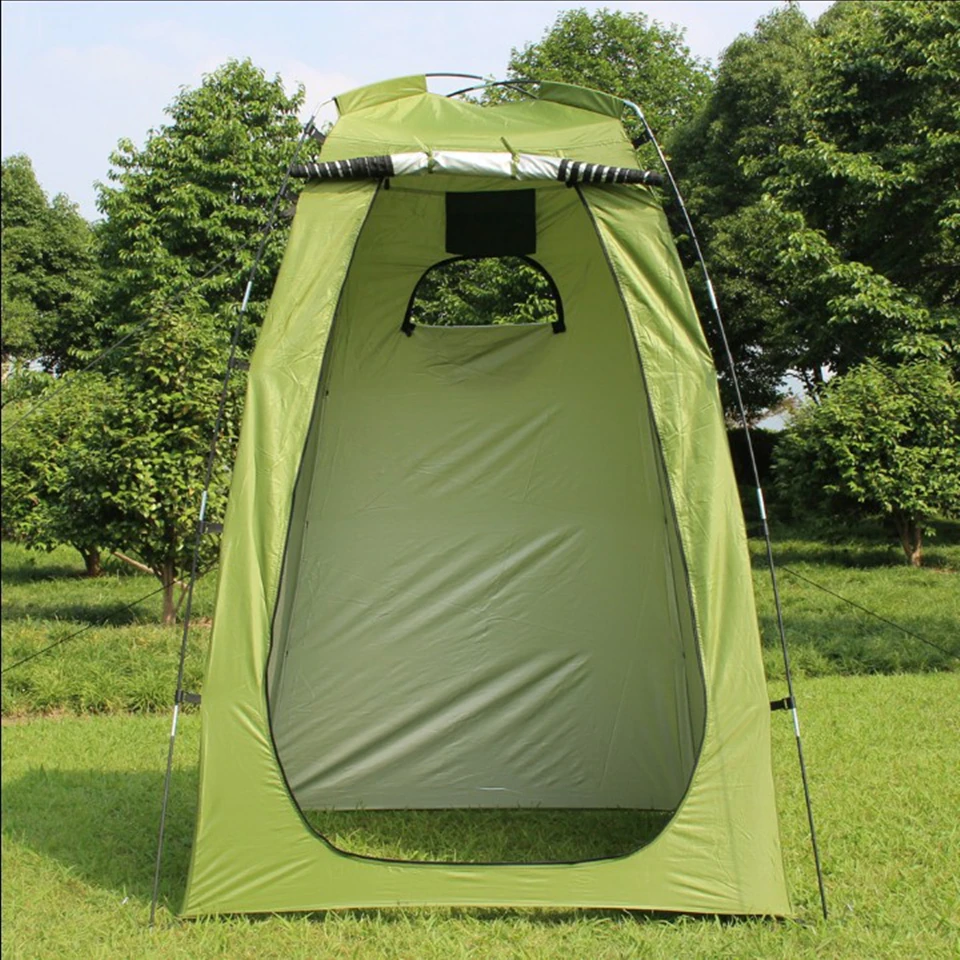 Cheap Goat Tents Outdoor Changing Tent For The Beach Ultralight Beach Shelter Waterproof Privicy Shower Toliet Tent 1 Person Fishing Portable