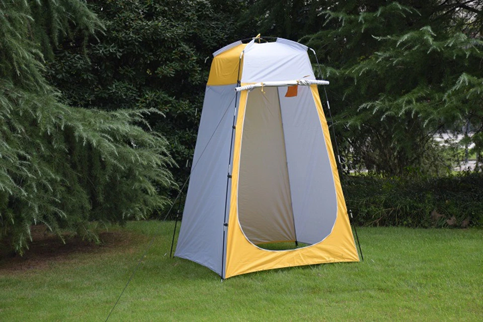 Cheap Goat Tents Outdoor Changing Tent For The Beach Ultralight Beach Shelter Waterproof Privicy Shower Toliet Tent 1 Person Fishing Portable