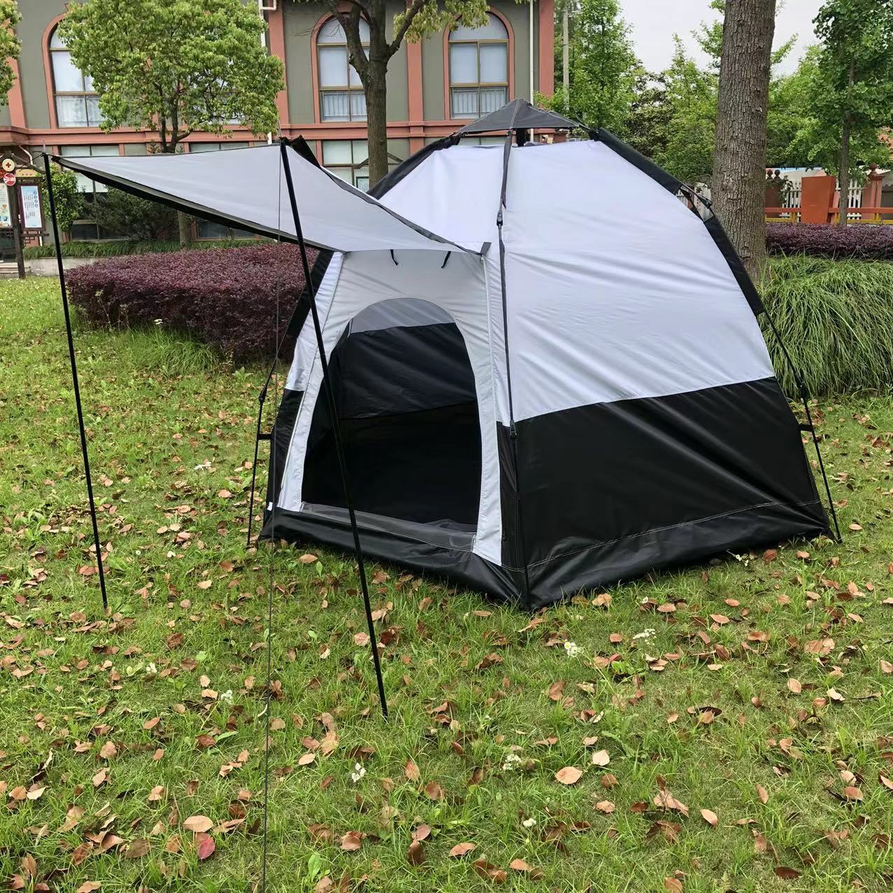 Cheap Goat Tents Outdoor Hexagonal 34 Person Automatic Rainproof Tent Camping Outdoor Camping Family Leisure Tent