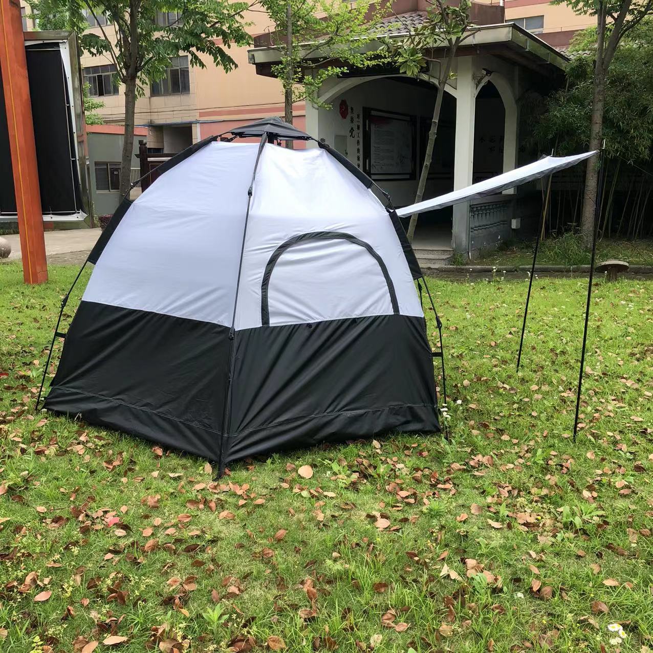 Cheap Goat Tents Outdoor Hexagonal 34 Person Automatic Rainproof Tent Camping Outdoor Camping Family Leisure Tent