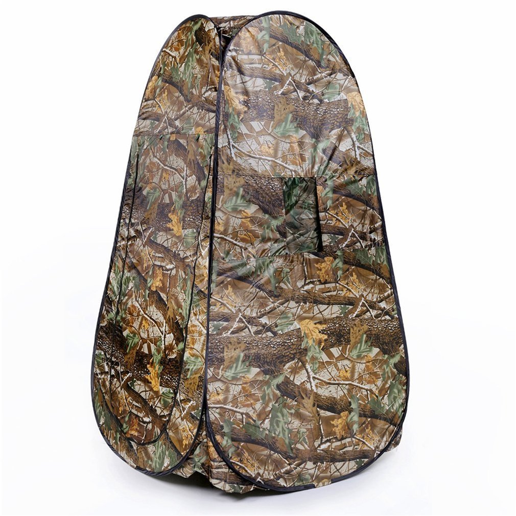 Cheap Goat Tents Outdoor Moving Shower Toilet Tent Privacy Changing Bath Shelter Fitting Room Waterproof Pop Up 180t Tent With Bag Camouflage