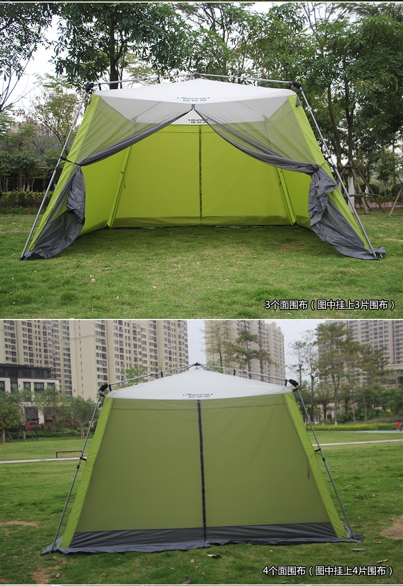 Cheap Goat Tents Outdoor Quick Opening Sunshade Self Driving Tour Sunscreen Beach Multi Person Awning Rainproof Tent