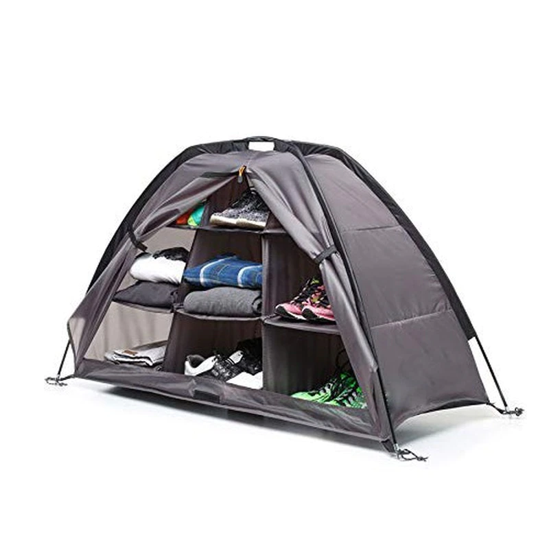 Cheap Goat Tents Outdoor Storage Tent Camping Shoe Cabinet Hanger Tent Foldable Three