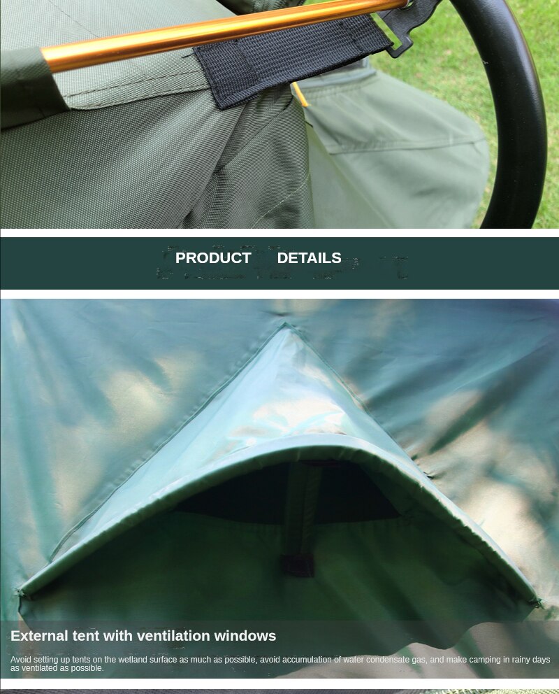Cheap Goat Tents Outdoor Thickened Oxford Cloth Warmth Off The Ground Tent Outdoor Double