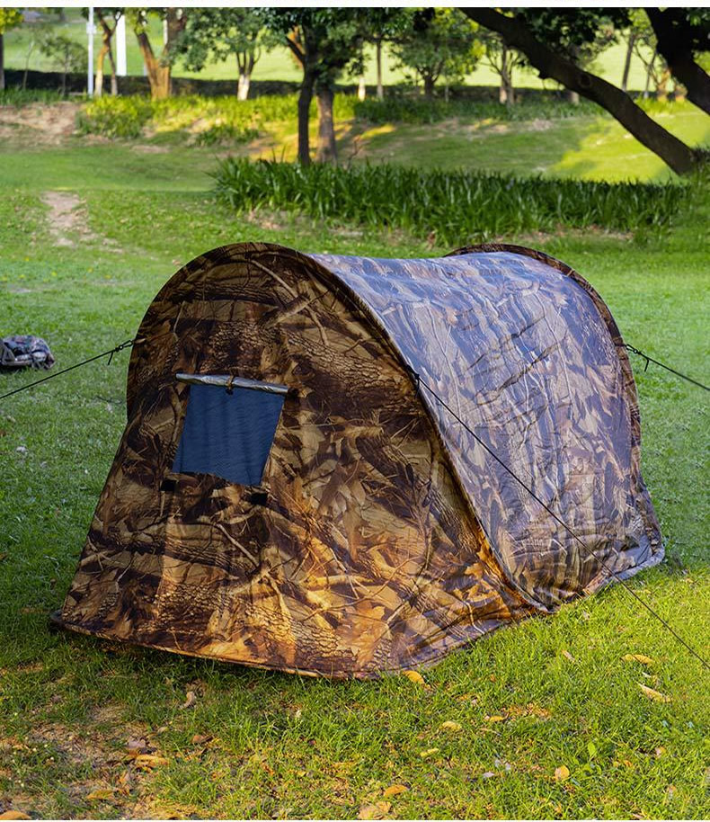 Cheap Goat Tents Outdoor Ultralight Throwing Tent Automatic Pop Up Camouflage Hiking Backpacking Camping Fishing Waterproof Single Tent
