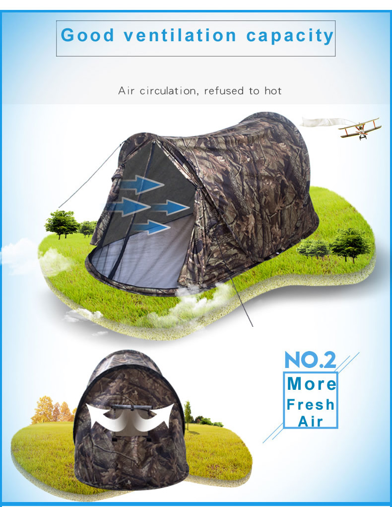 Cheap Goat Tents Outdoor Ultralight Throwing Tent Automatic Pop Up Camouflage Hiking Backpacking Camping Fishing Waterproof Single Tent