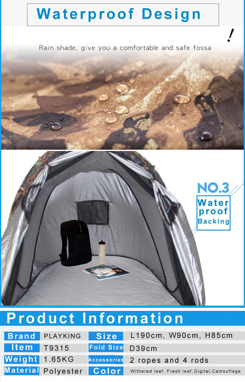 Cheap Goat Tents Outdoor Ultralight Throwing Tent Automatic Pop Up Camouflage Hiking Backpacking Camping Fishing Waterproof Single Tent